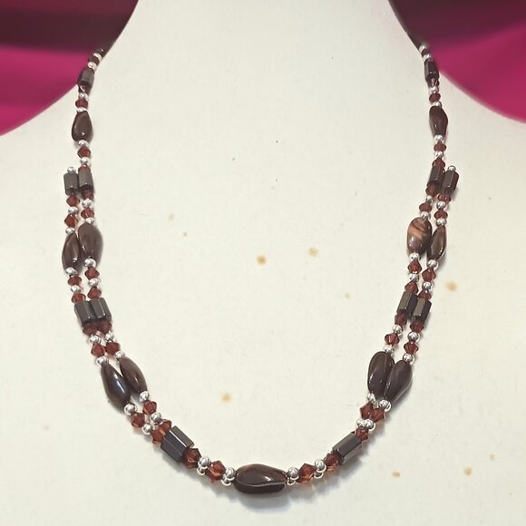 Palm Beach Jewelry Magnetic Hematite Wrap Fashion Bracelet Vintage 90s - Picture 6 of 7